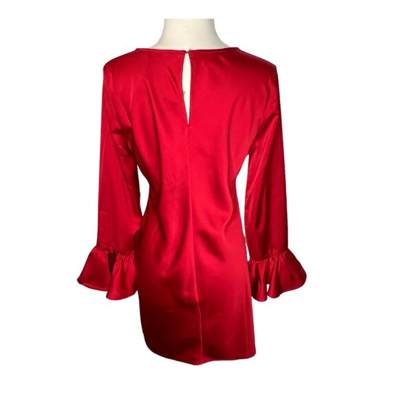 J.Crew Womens $138 Winter Garden Dress Ruby Red Size 6 BN152 - Picture 5 of 8